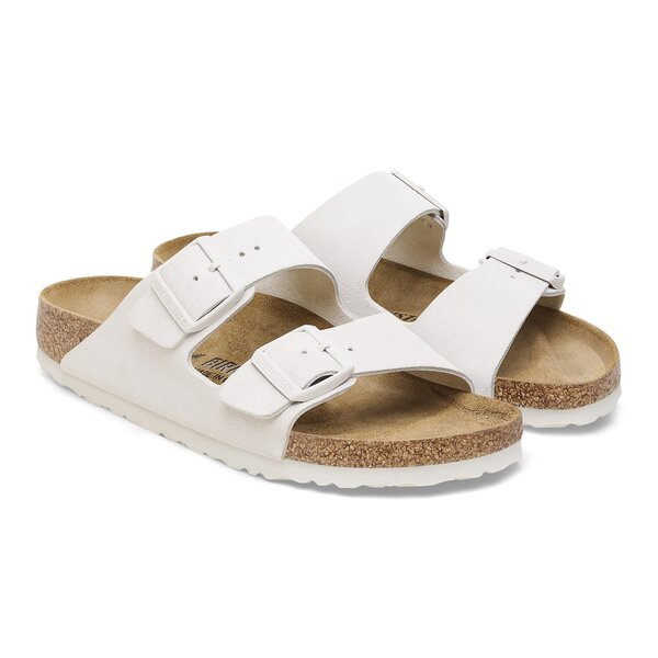 BIRKENSTOCK ARIZONA LEVE ANTIQUE WHITE Klapki męskie