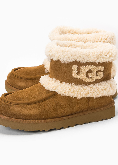 Buty zimowe damskie UGG W ULTRA MINI UGG FLUFF