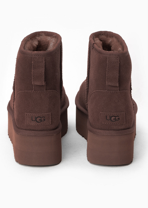 UGG W CLASSIC MINI PLATFORM Buty zimowe damskie brązowe