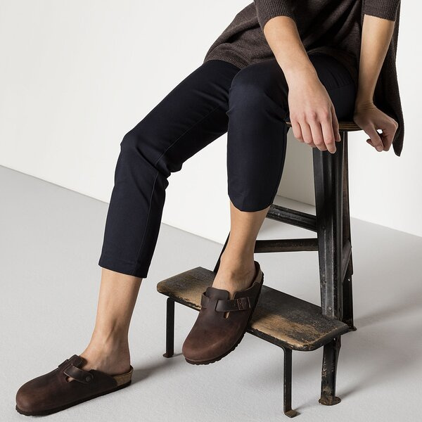 BIRKENSTOCK BOSTON SFB LEOI HABANA Klapki damskie