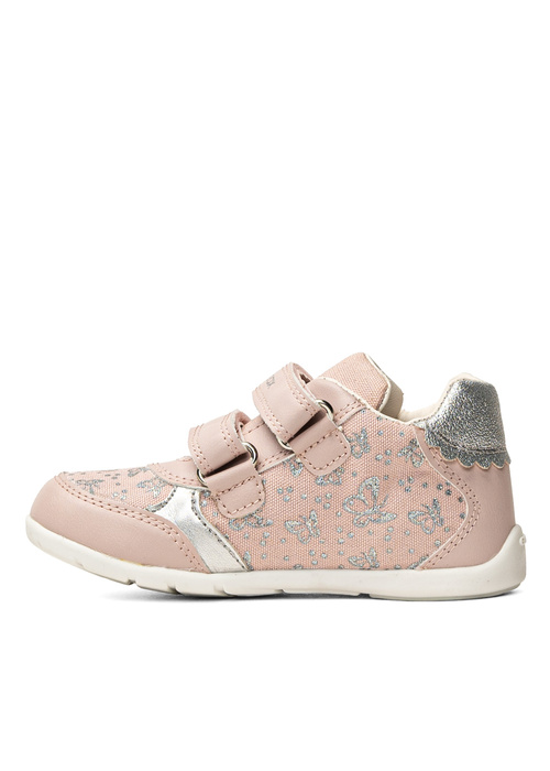 GEOX B Elthan Girl Sneakersy dziecięce beżowe