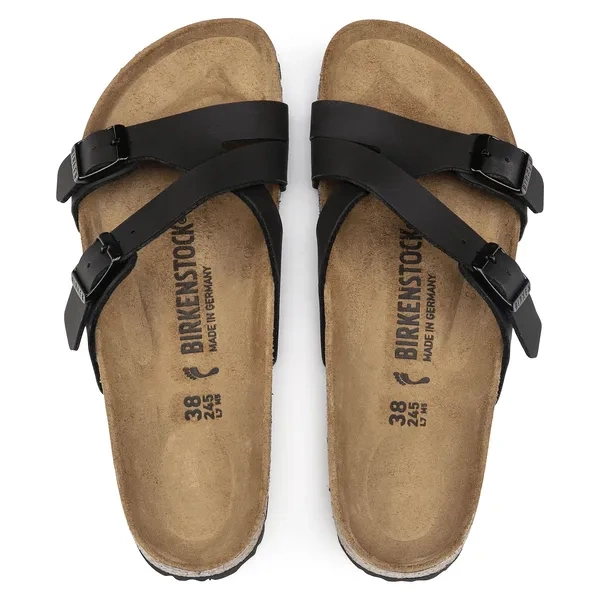 BIRKENSTOCK Yao Balance BF Black Klapki damskie