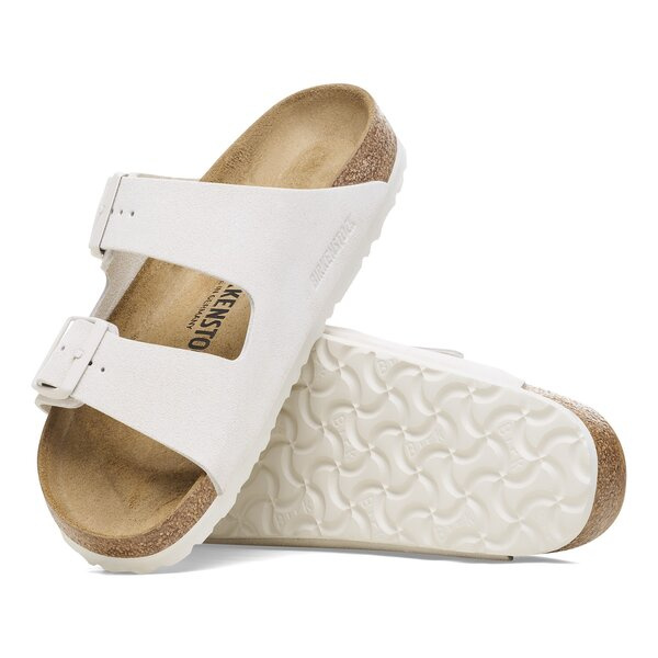 BIRKENSTOCK ARIZONA LEVE ANTIQUE WHITE Klapki męskie
