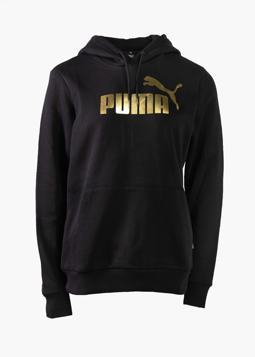 Bluza damska PUMA ESS+ METALLIC LOGO HOODIE FL 