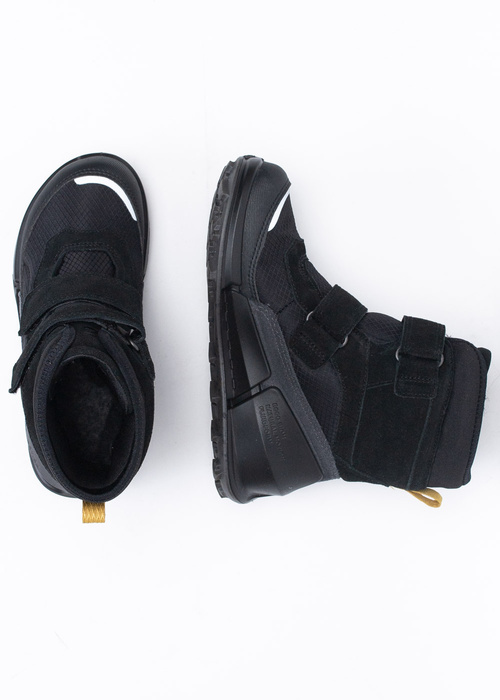 Śniegowce dziecięce czarne ECCO BIOM K2 MID-CUT BOOT