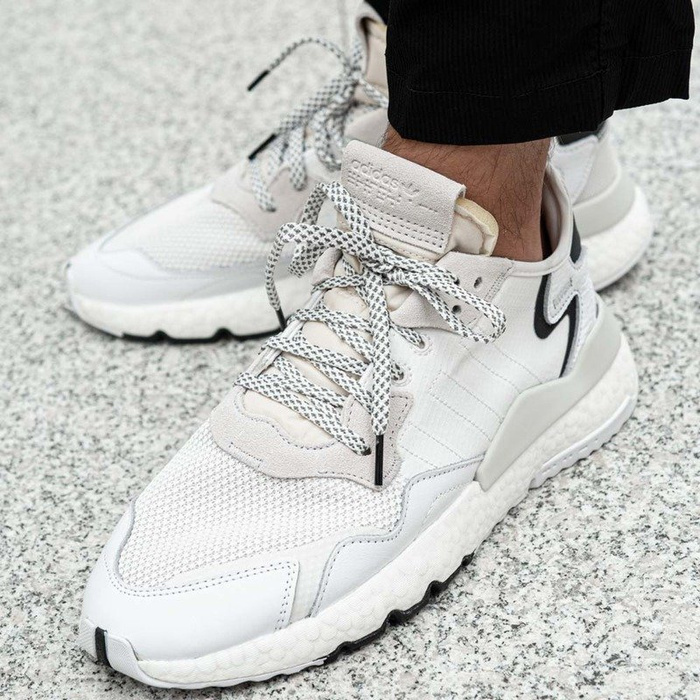 Buty sportowe białe Adidas Nite Jogger EE6255