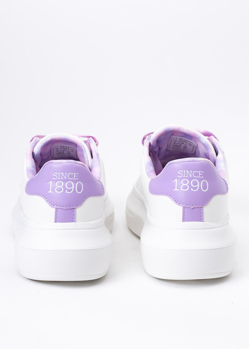 Sneakersy dziecięce U.S. POLO HELIS013K/3Y1 WHI-LIL01 