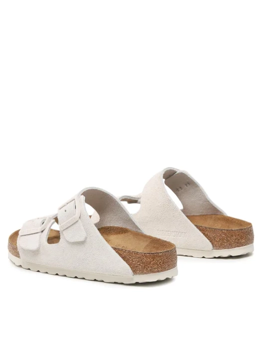 BIRKENSTOCK Arizona SFB LEVE Antique White Klapki damskie