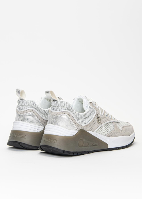 Buty sportowe damskie U.S. Polo Assn. Bonye025 WHI/SIL (BONYE4025S1/ST1)