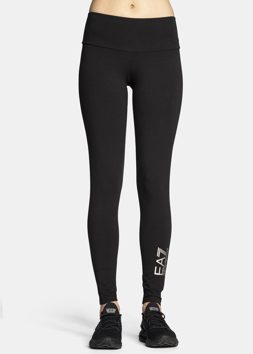Legginsy damskie czarne EA7 Emporio Armani 6KTP68 TJ01Z 1200