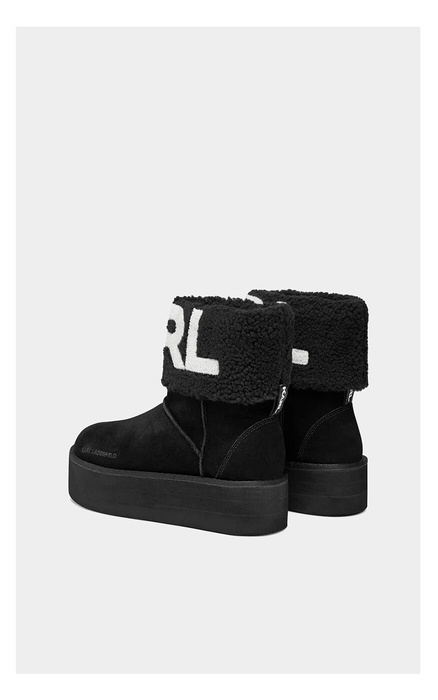 KARL LAGERFELD THERMO KARL LOGO ANKLE BOOT Buty zimowe damskie