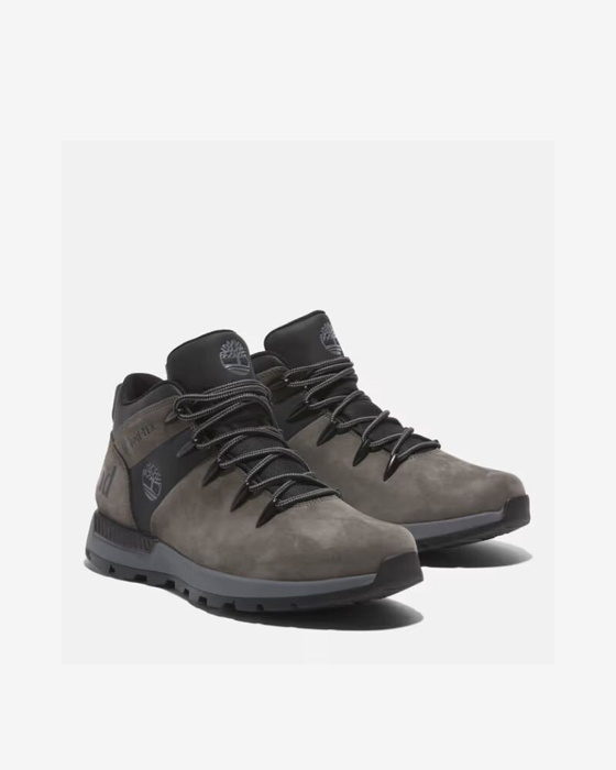 Timberland Sprint Trekker MID LACE UP WATERPROOF GREY NUBUCK Sneakersy męskie