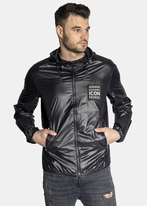 Kurtka przejściowa męska czarna Armani Exchange 8NZBP5 ZNYNZ 1200