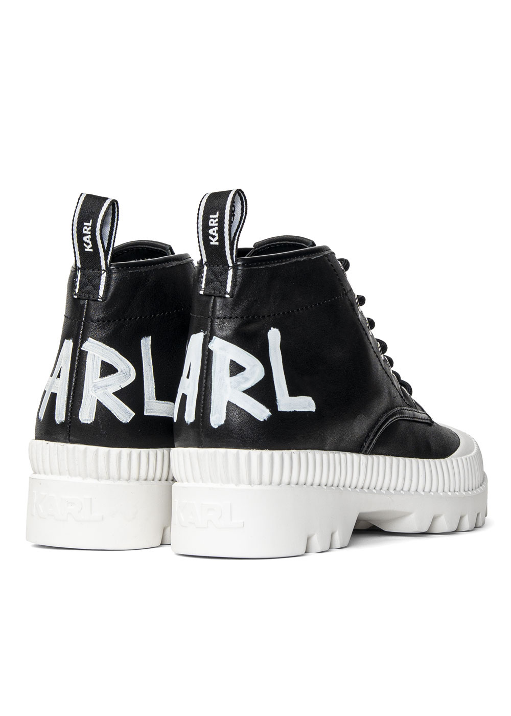関税送料無料【KARL LAGERFELD】TREKKA II BRUSH LOGO HIKER ČLENKOVÁ OBUV KARL LAGERFELD TREKKA II BRUSH LOGO HIKER