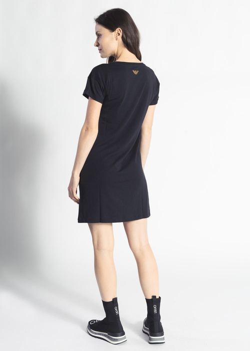 Sukienka czarna EMPORIO ARMANI EA7 3LTA54 TJDQZ 1200 