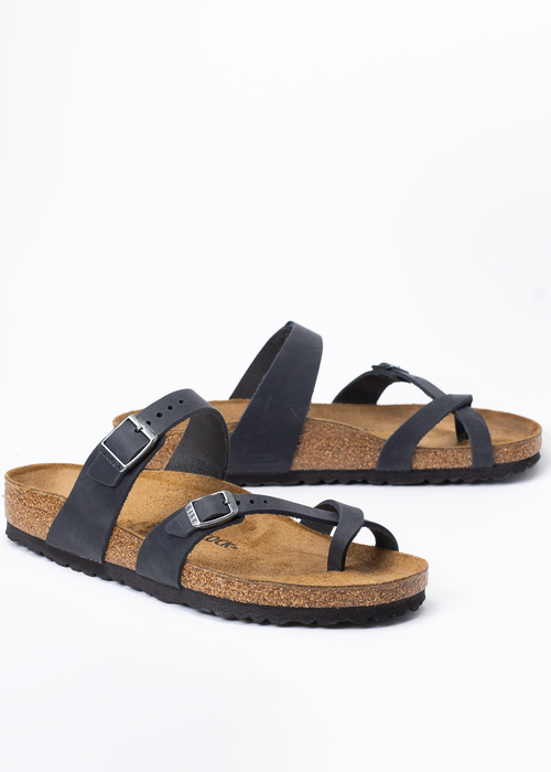 Japonki damskie czarne BIRKENSTOCK MAYARI LEOI