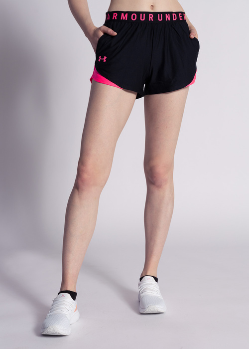 Spodenki treningowe damskie czarne Under Armour Play Up 3.0 