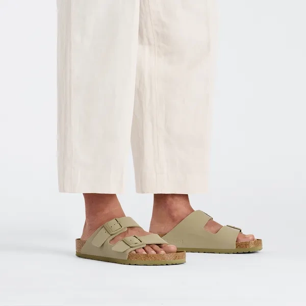Birkenstock Arizona BF Faded Klapki Unisex khaki