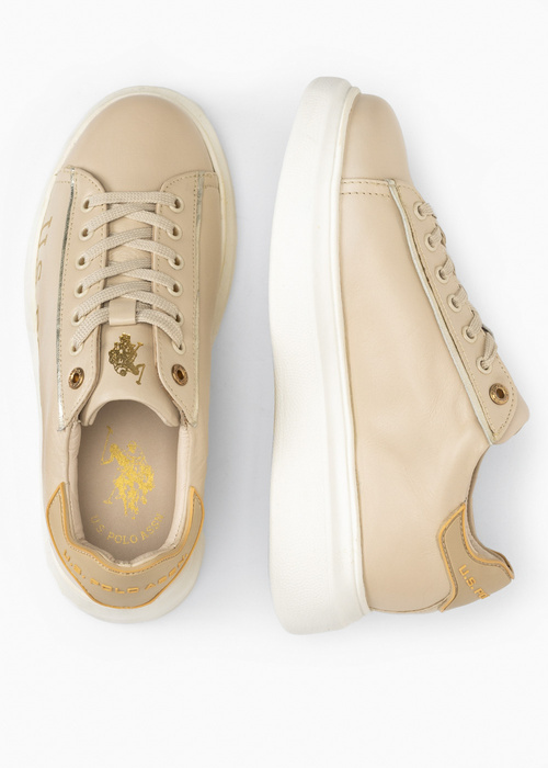 Sneakersy damskie U.S. POLO CARDI010W/3L1-NUD 