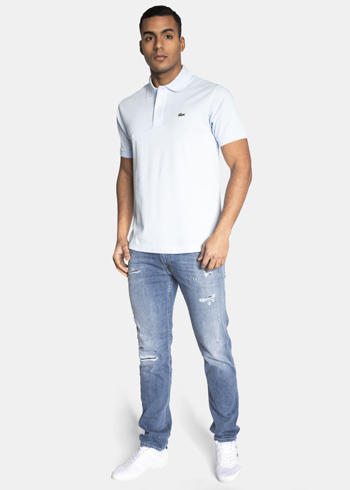Koszulka męska błękitna Polo Lacoste L1212.T01