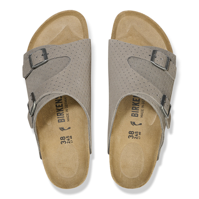 BIRKENSTOCK ZÜRICH LEVE DOTTED STONE COIN Klapki męskie
