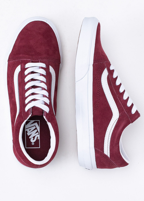Tenisówki unisex bordowe Vans Old Skool