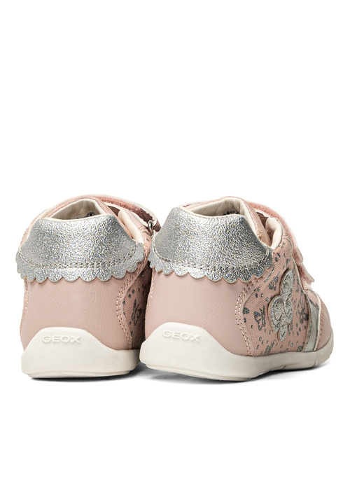 GEOX B Elthan Girl Sneakersy dziecięce beżowe