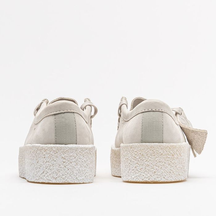 Mokasyny damskie Clarks Wallabee Cup White Nubuck (261581524)