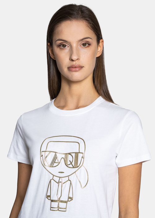 Koszulka damska Karl Lagerfeld Ikonik Art Deco (216W1705-100)