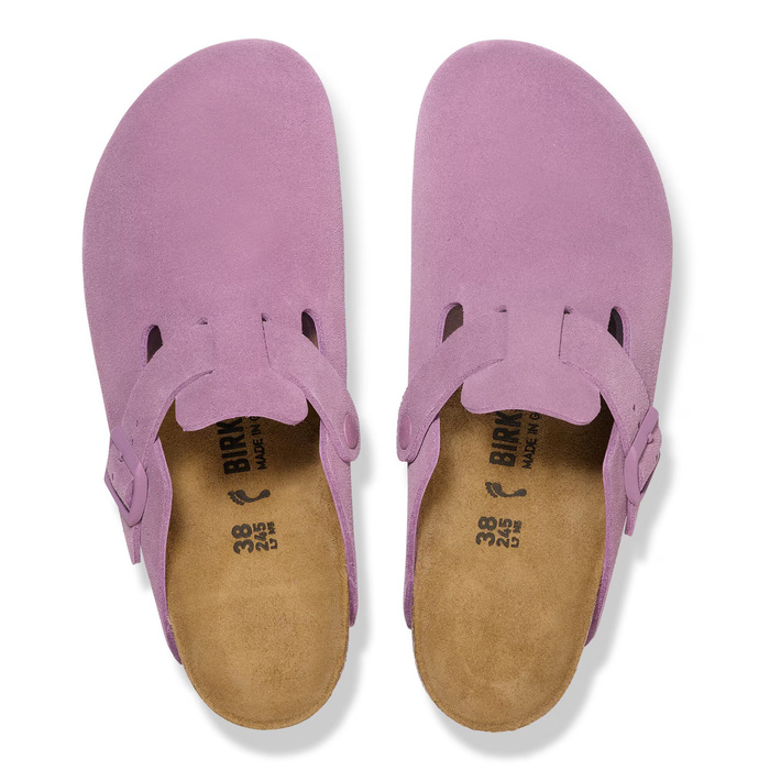 BIRKENSTOCK Boston LEVE Mauve Klapki damskie