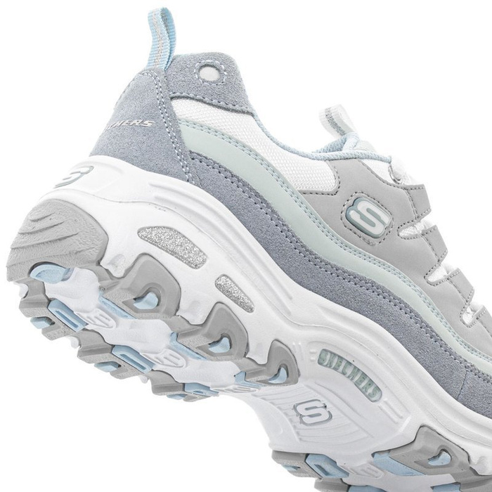 Buty sportowe damskie Skechers D'Lites Sure Thing (13141-LBGY)