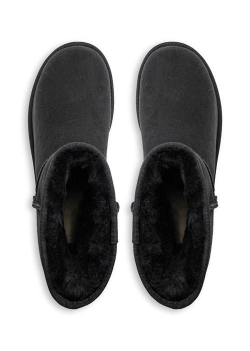 Buty zimowe damskie UGG W Classic Mini Short II (1016223-BLK)