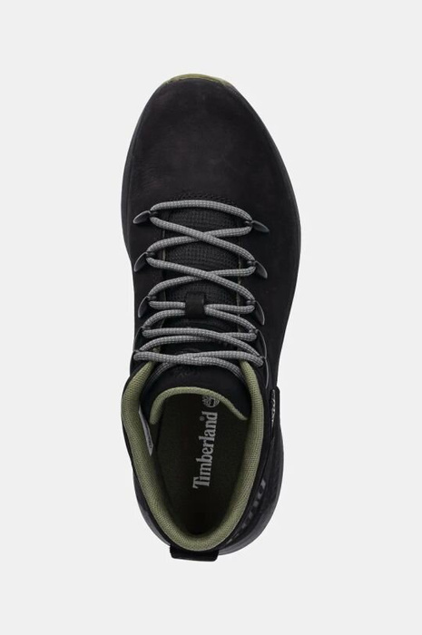 Timberland Sprint Trekker MID LACE UP SNEAKER BLACK NUBUCK Sneakersy męskie