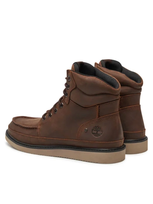 Timberland NEWMARKET MID LACE UP BOOT DARK BROWN FULL GRAIN Trzewiki męskie
