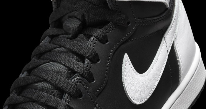 Nike Air Jordan 1 Retro High OG "Black & White" Sneakersy męskie