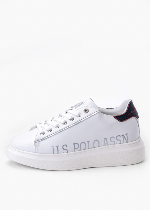 Sneakersy damskie U.S. POLO CARDI010LTH-WHI-DBL0 Sneakersy damskie 