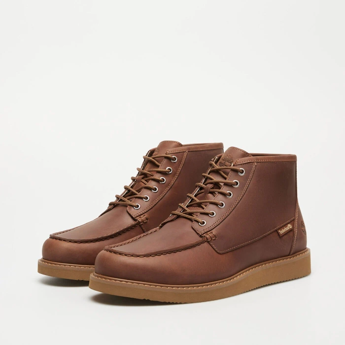Timberland NEWMARKET MID LACE UP CHUKKA BOOT RUST NUBUCK Trzewiki męskie
