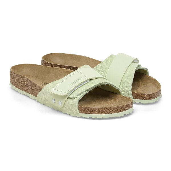 BIRKENSTOCK OITA W LENB/LEVE FADED LIME Klapki damskie
