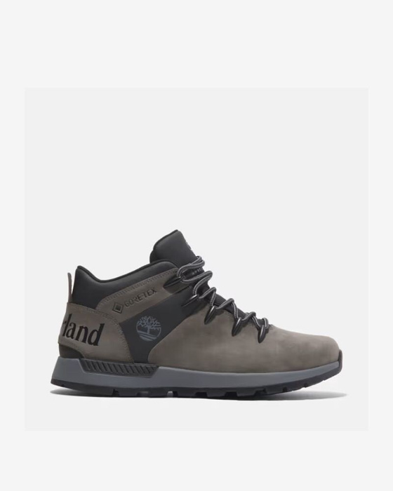 Timberland Sprint Trekker MID LACE UP WATERPROOF GREY NUBUCK Sneakersy męskie