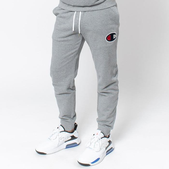 Spodnie dresowe Champion Satin C Logo Cotton Terry Joggers Pants (214191-EM525)