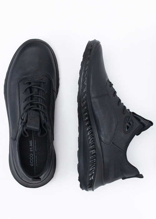 Sneakersy męskie czarne ECCO ST.360 M SNEAKER FG LEA