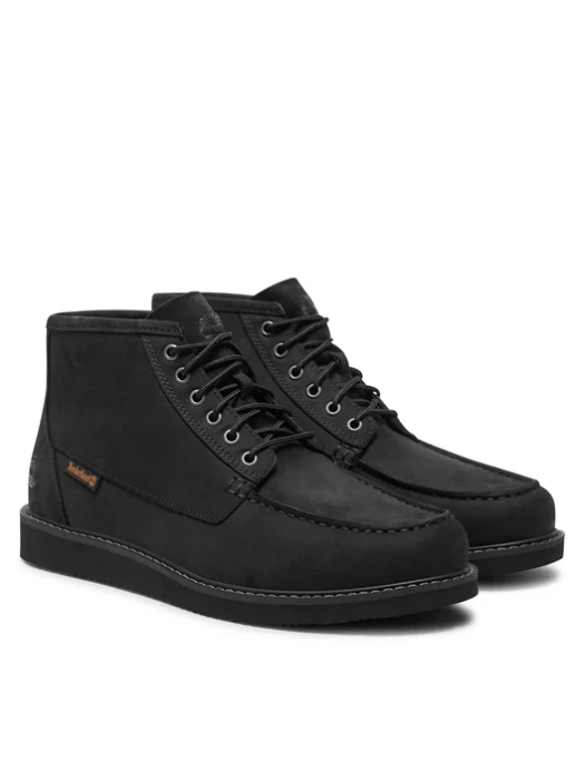 Timberland NEWMARKET MID LACE UP CHUKKA BOOT BLACK NUBUCK Trzewiki męskie