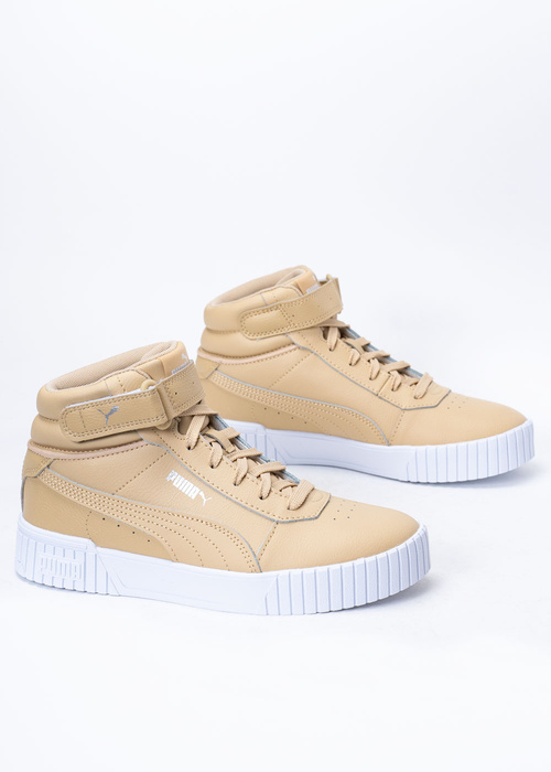 Puma Carina 2.0 MID Sneakersy damskie beżowe