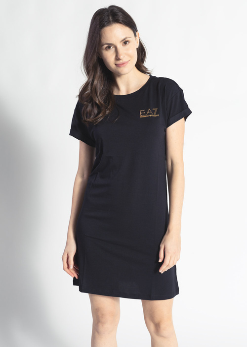 Sukienka czarna EMPORIO ARMANI EA7 3LTA54 TJDQZ 1200 