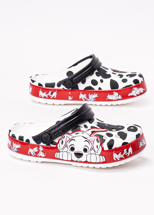 Klapki dziecięce kolorowe Crocs Fun Lab 101 Dalmatians Clog T