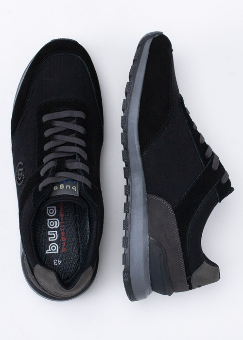 Sneakersy męskie czarne Bugatti Atus