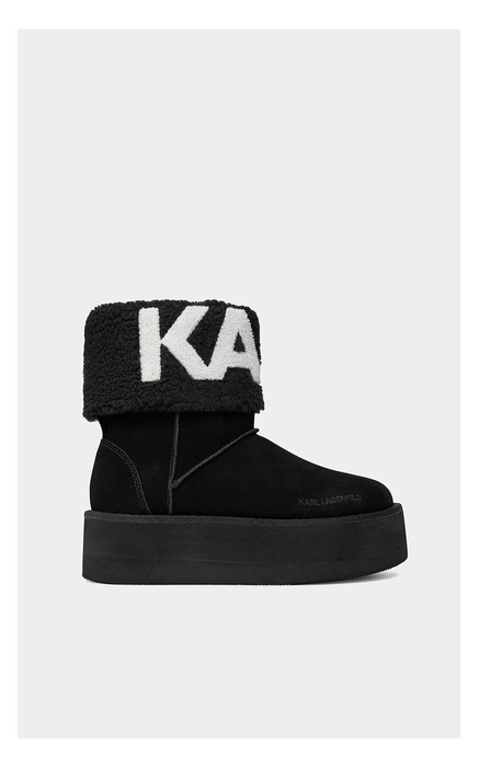 KARL LAGERFELD THERMO KARL LOGO ANKLE BOOT Buty zimowe damskie