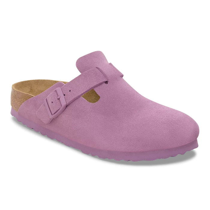 BIRKENSTOCK Boston LEVE Mauve Klapki damskie