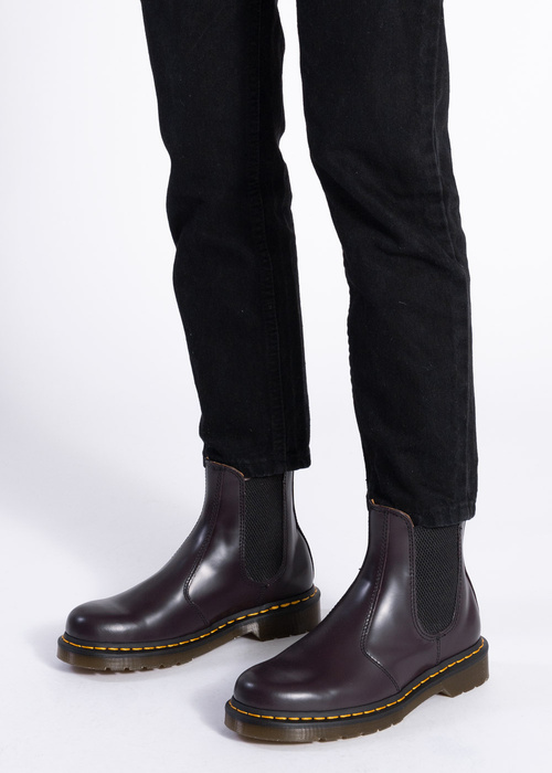 Sztyblety damskie bordowe Dr. Martens 2976