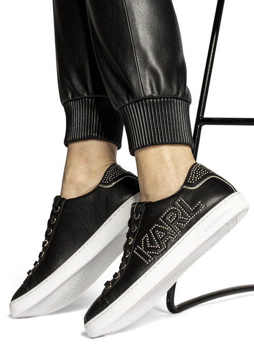 Sneakersy damskie czarne Karl Lagerfeld Kupsole II